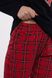 Жіноча піжама з довгим рукавом 48 колір червоний ЦБ-00210555 SKT000890076 фото 2