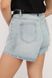 Шорты джинсовые женские цвет голубой 50 ЦБ-00268466 фото 5