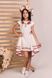Платье вышиванка на девочку 140 цвет молочный ЦБ-00117737 SKT000448566 фото 1