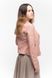 Куртка коротка жіноча з еко-шкіри 52 колір пудровий ЦБ-00153551 SKT000524152 фото 3