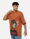Чоловіча футболка з принтом 48 колір теракотовий ЦБ-00213826 SKT000894728 фото 1