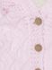 Комбинезон утепленный для девочки с капюшоном 62 цвет розовый ЦБ-00219797 SKT000908071 фото 2