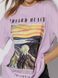 Жіноча футболка регуляр 42 колір бузковий ЦБ-00219219 SKT000906695 фото 3