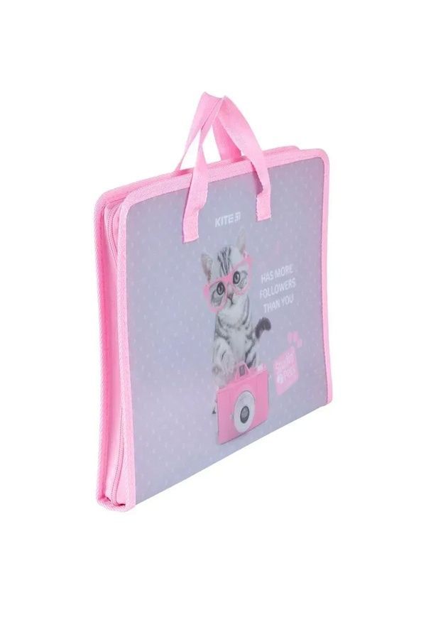 Папка-портфель на молнии Kite Studio Pets KITE SP24-202 ЦБ-00281374 фото