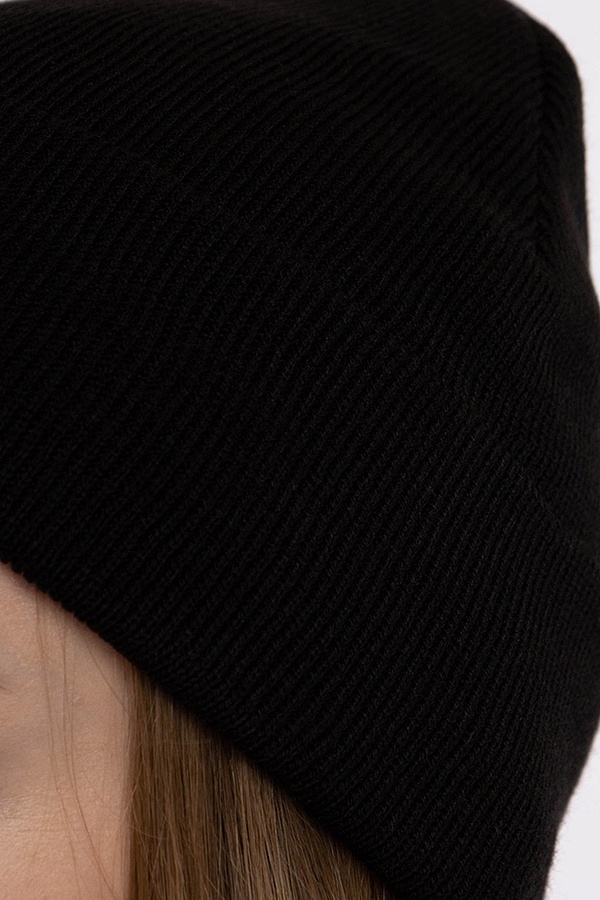 Жіноча шапка 58-60 колір чорний ЦБ-00209581 SKT000886943 фото