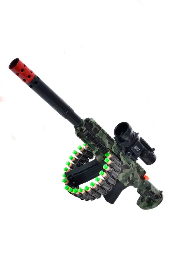 Іграшковий автомат-кулемет колір різнокольоровий ЦБ-00220164 SKT000909017 фото