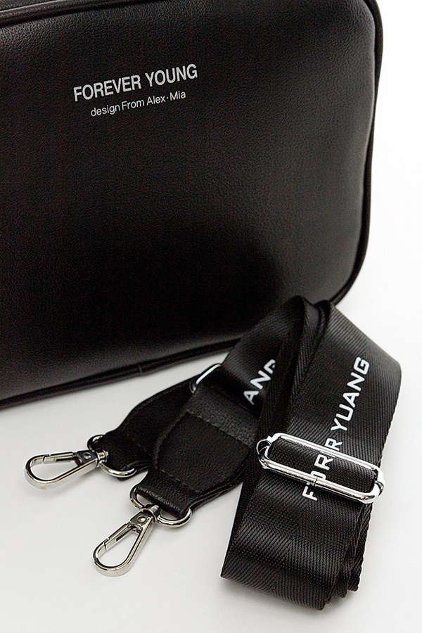 Жіноча сумка крос-боді колір чорний ЦБ-00216828 SKT000901465 фото