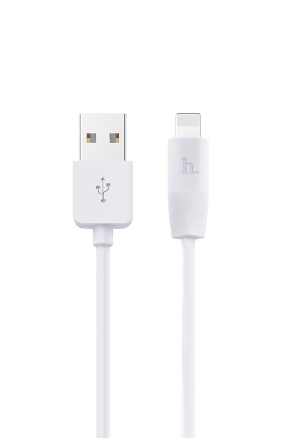 USB кабель Hoco X1 Lightning 21A 2 м цвет белый ЦБ-00204677 SKT000876739 фото