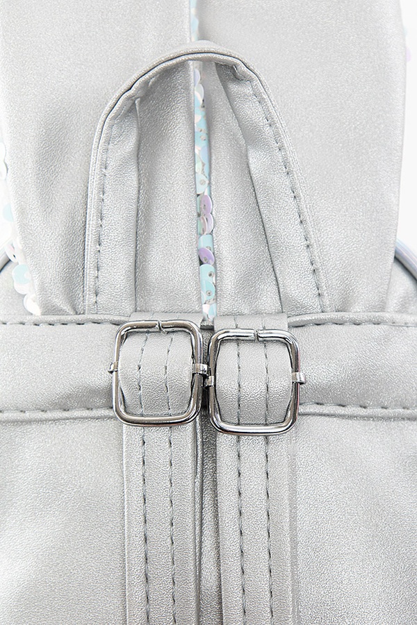 Рюкзак на дівчинку колір срібний ЦБ-00206123 SKT000879739 фото