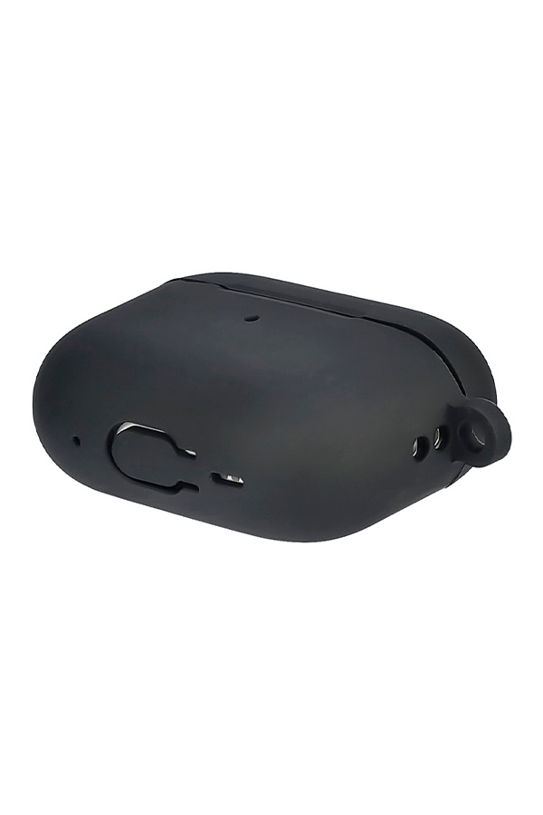 Чехол силиконовый с карабином для Apple AirPods Pro 2 цвет черный ЦБ-00245364 SKT000981392 фото