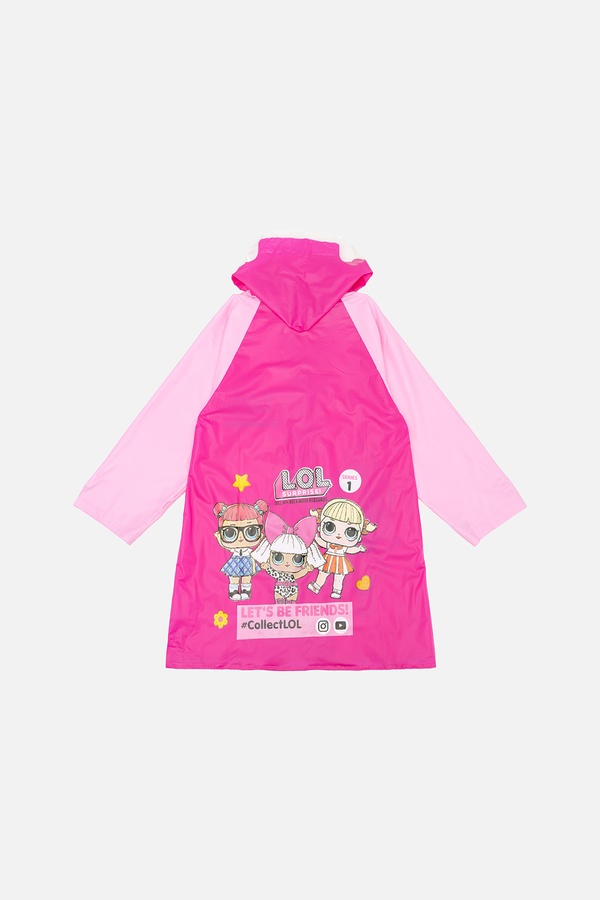 Дощовик для дівчинки 134 колір рожевий ЦБ-00249090 SKT000990739 фото