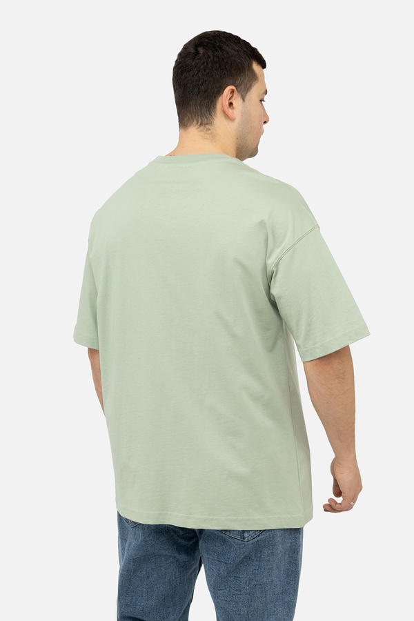 Чоловіча футболка 50 колір м'ятний ЦБ-00241645 SKT000962228 фото