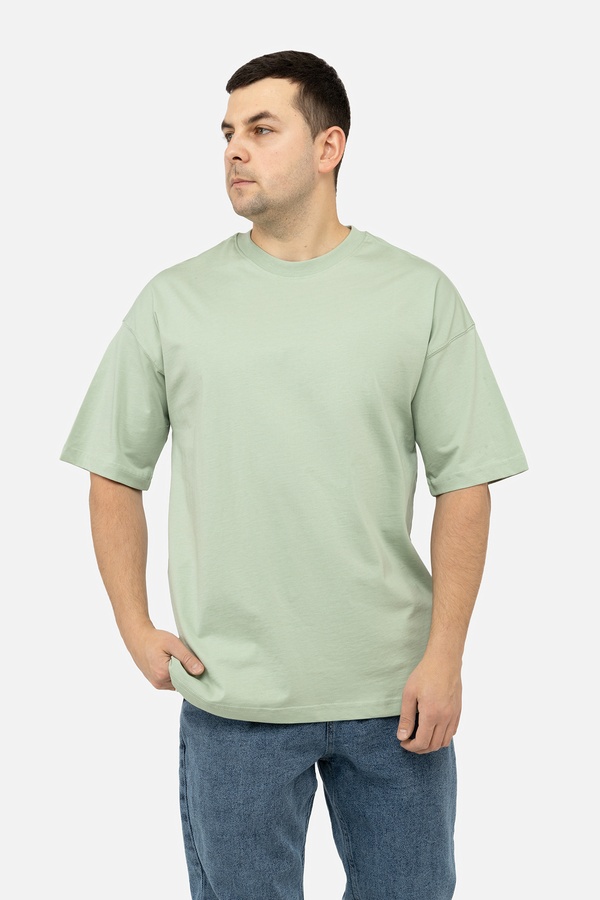 Мужская футболка 50 цвет мятный ЦБ-00241645 SKT000962228 фото