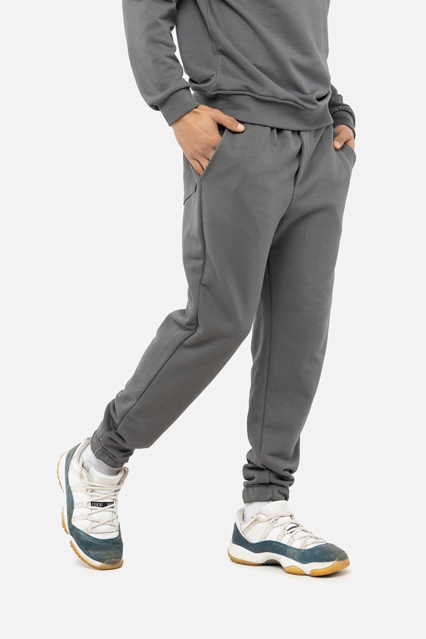 Мужские спортивные штаны 48 цвет темно-серый ЦБ-00241632 SKT000962150 фото