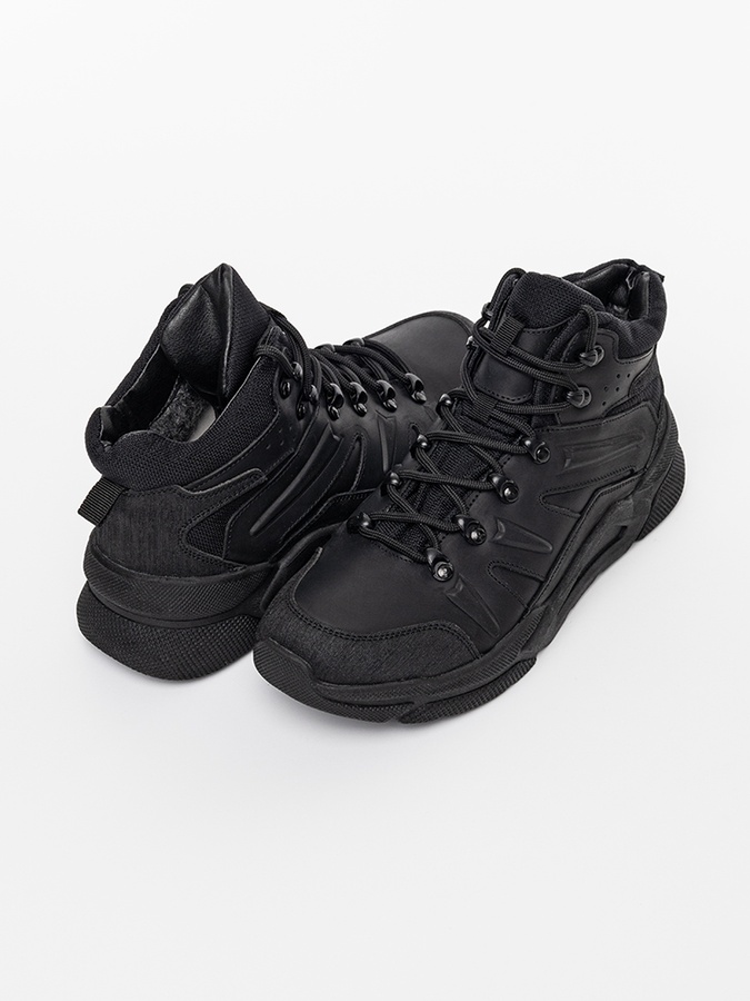 Мужские ботинки 46.5 цвет черный ЦБ-00195624 SKT000857611 фото
