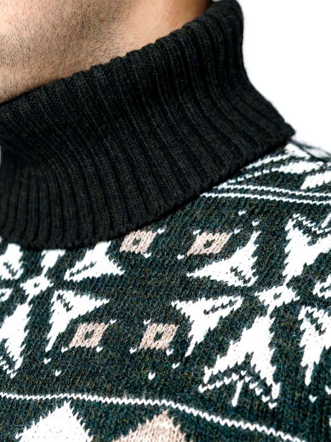 Мужской свитер 52 цвет темно-зеленый ЦБ-00233271 SKT000941137 фото