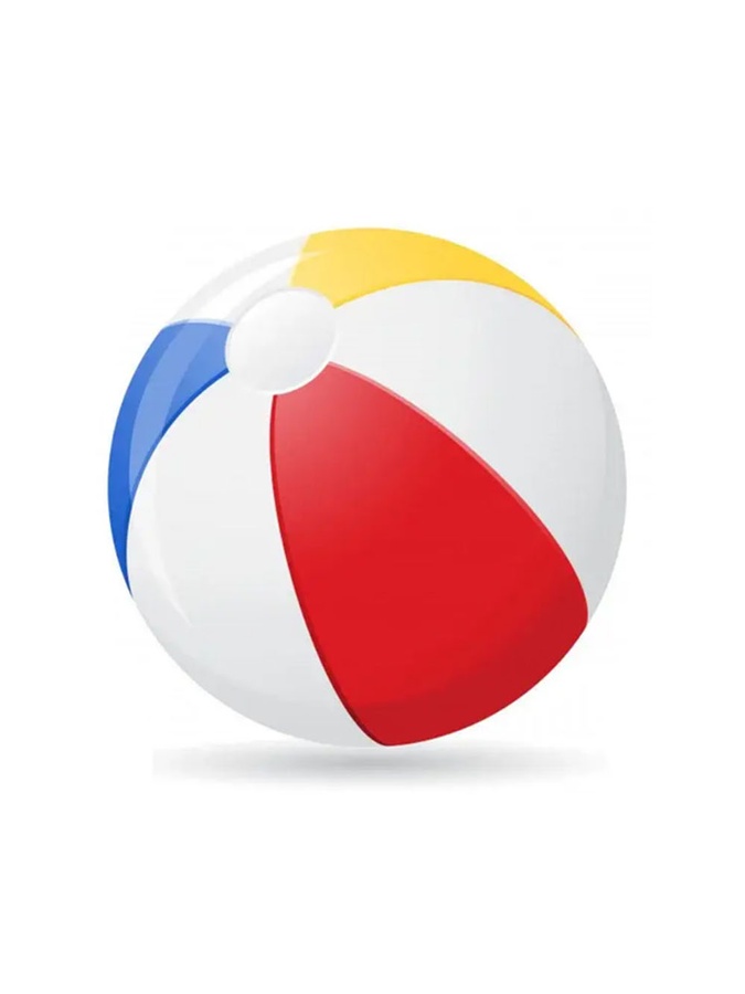 Надувной мяч, 51 см цвет разноцветный 00-00001257 SKT000020380 фото