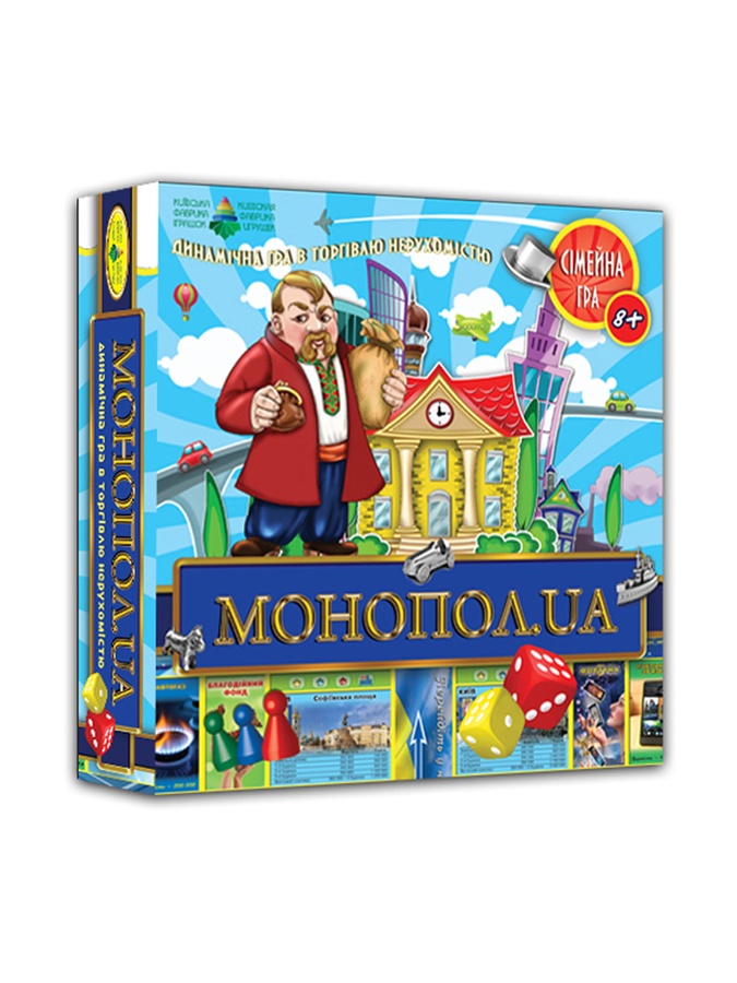 Игра "Монопол UA" цвет разноцветный ЦБ-00218052 SKT000903834 фото
