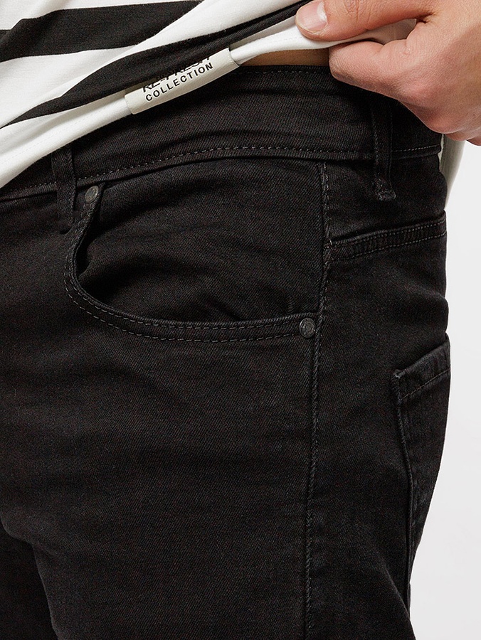 Чоловічі джинси слім 56 колір чорний ЦБ-00218800 SKT000905381 фото