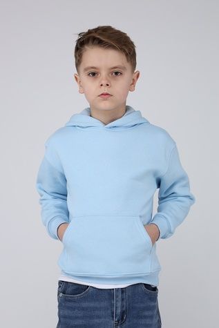 Худи для мальчика цвет голубой 128 ЦБ-00284937 фото