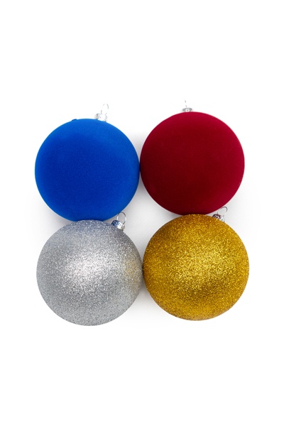 Набір кульок для ялинки колір різнокольоровий ЦБ-00238256 SKT000955827 фото