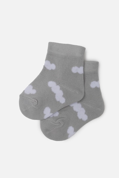 Шкарпетки для хлопчика 17-19 колір світло-сірий ЦБ-00243723 SKT000969156 фото