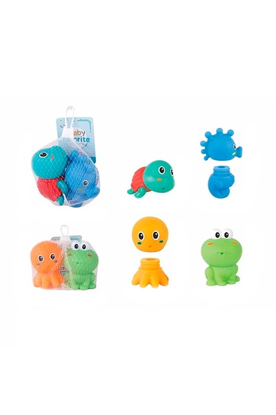 Іграшки для ванної колір різнокольоровий ЦБ-00239606 SKT000959195 фото