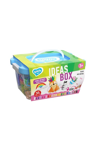 Набір легкого стрибаючого ластиліну "Ideas box" колір різнокольоровий ЦБ-00206426 SKT000880395 фото