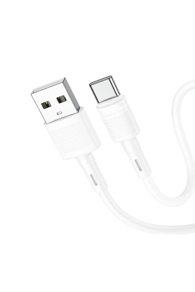 USB кабель Hoco X83 Type-C 3A 1 м цвет белый ЦБ-00209852 SKT000887809 фото