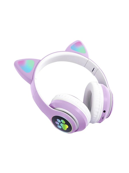 Дитячі безпровідні навушники колір фіолетовий ЦБ-00216795 SKT000901419 фото