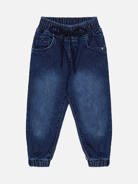 Джогеры джинсовые для мальчика 104 цвет синий ЦБ-00224288 SKT000919603 фото