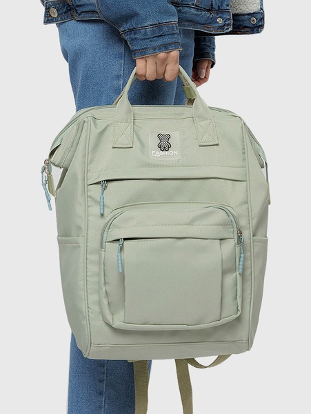 Женский спортивный рюкзак цвет зеленый ЦБ-00207006 SKT000882194 фото