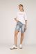 Шорты джинсовые женские цвет голубой 52 ЦБ-00268457 фото 2