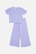 Костюм зі штанами для дівчинки 104 колір бузковий ЦБ-00243479 SKT000968102 фото 1