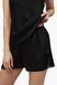 Женская пижама с шортами цвет черный 42