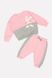 Костюм з штанами на дівчинку 68 колір рожевий ЦБ-00198409 SKT000863732 фото 1