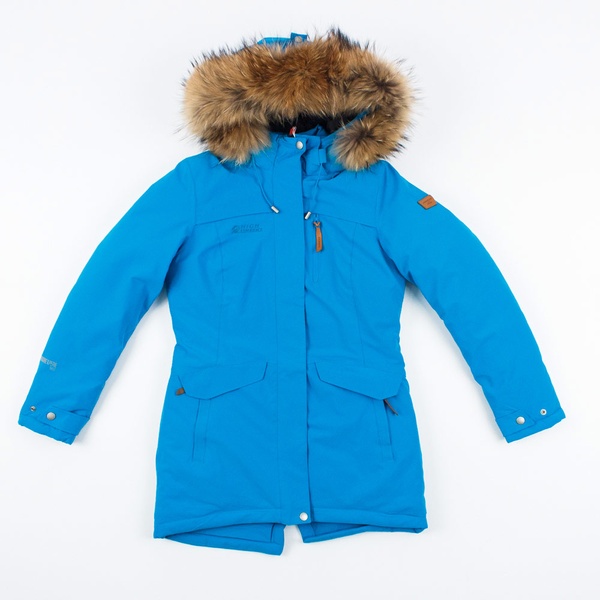 Куртка довга бірюзова зимова колір бірюзовий ЦБ-00144295 SKT000500833 фото