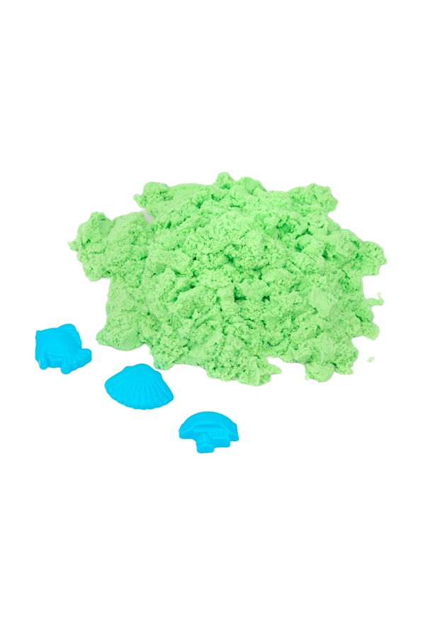 Кінетичний пісок Magic sand в пакеті колір зелений ЦБ-00239641 SKT000959230 фото