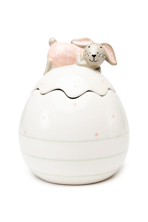 Емкость для хранения - "Интересный кролик" цвет белый ЦБ-00243831 SKT000969528 фото