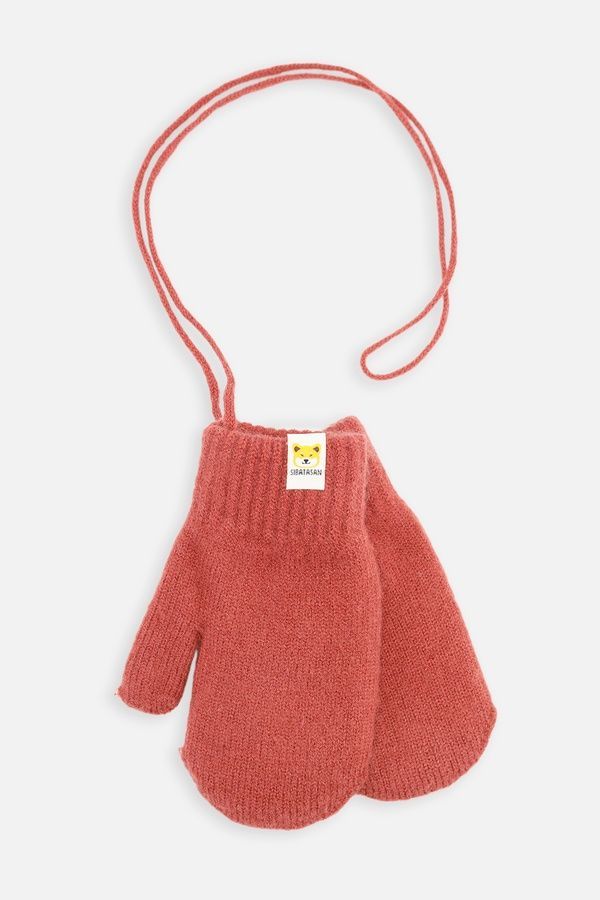 Перчатки для мальчика цвет терракотовый 3.5 ЦБ-00259978 фото