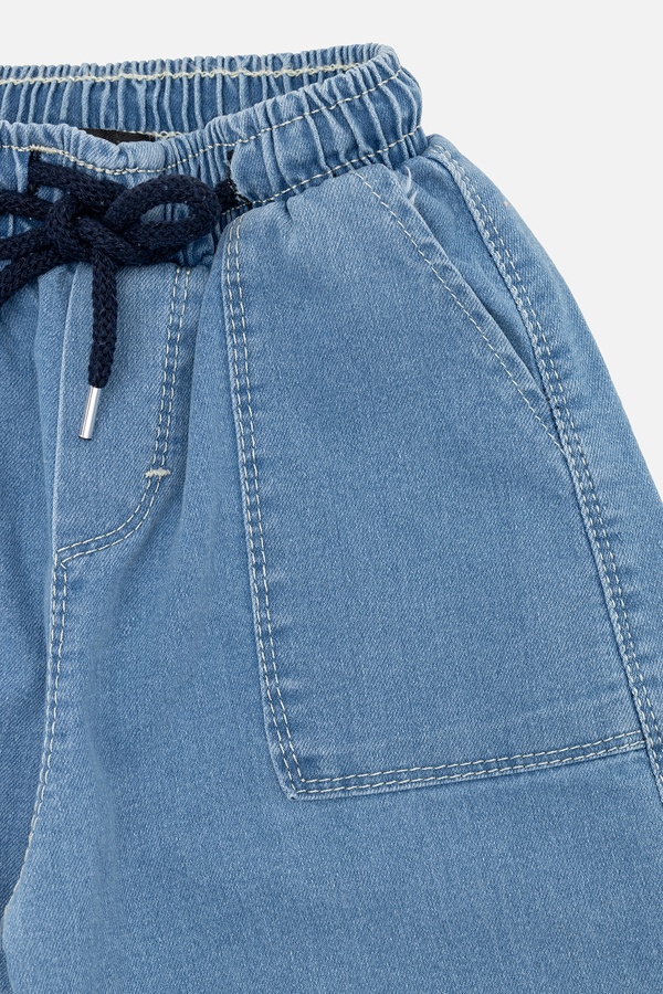 Джинсовые шорты для мальчика 116 цвет голубой ЦБ-00243504 SKT000968214 фото
