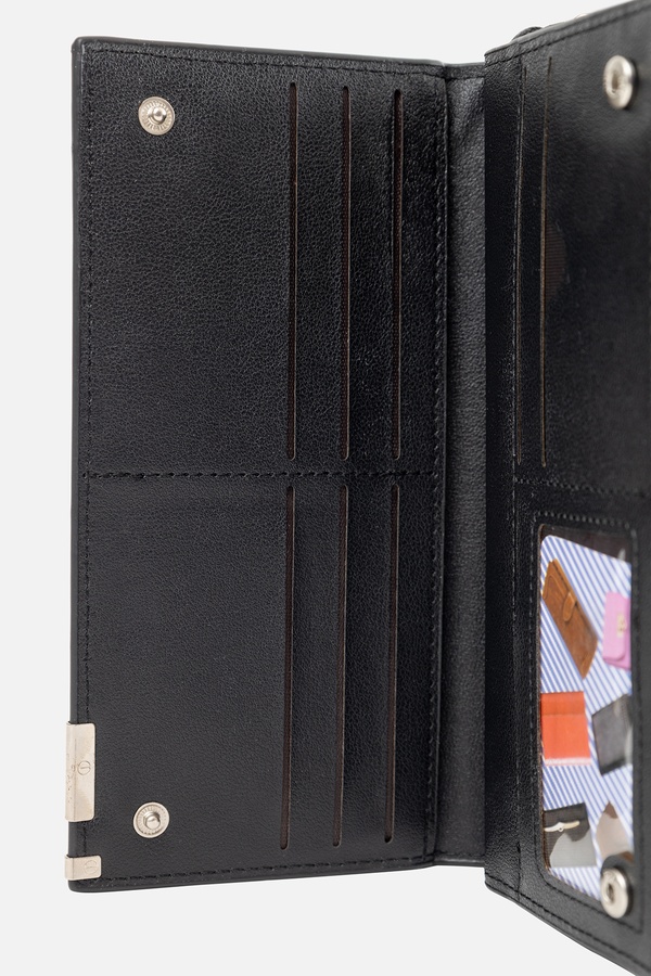 Чоловічий гаманець колір чорний ЦБ-00175216 SKT000585946 фото