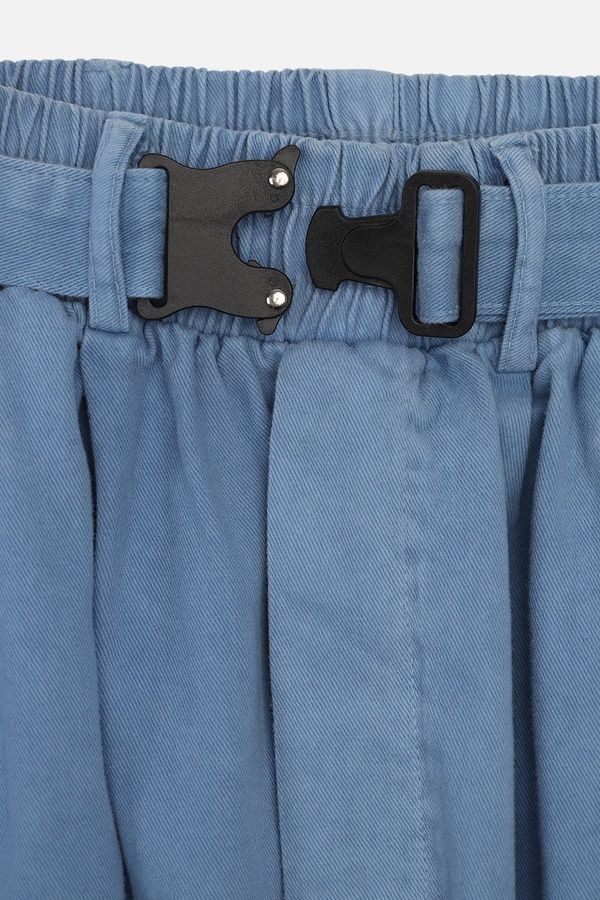 Джинси wide leg для дівчинки колір блакитний 164 ЦБ-00269541 фото