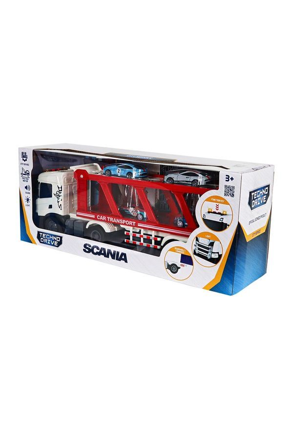 Игровой набор серии "Large Truck" &mdash; Автоперевозчик Scania TECHNODRIVE 6414KS ЦБ-00288977 фото