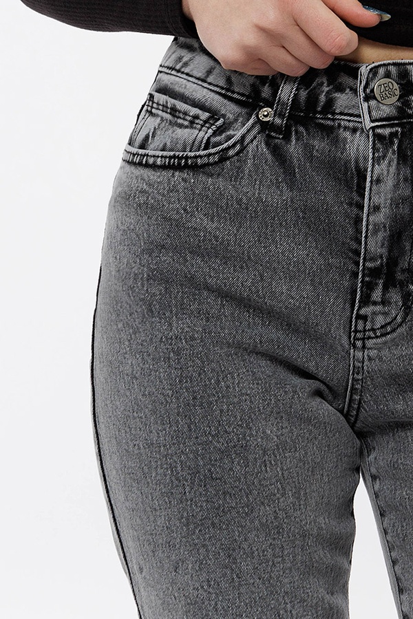 Жіночі джинси 40 колір сірий ЦБ-00208065 SKT000883964 фото