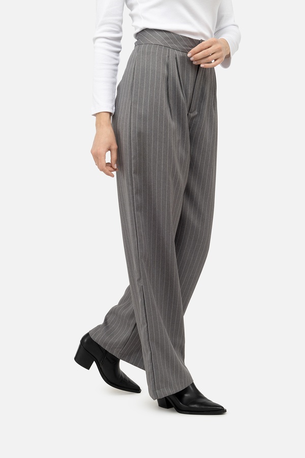 Жіночі штани 50 колір сірий ЦБ-00242170 SKT000963775 фото