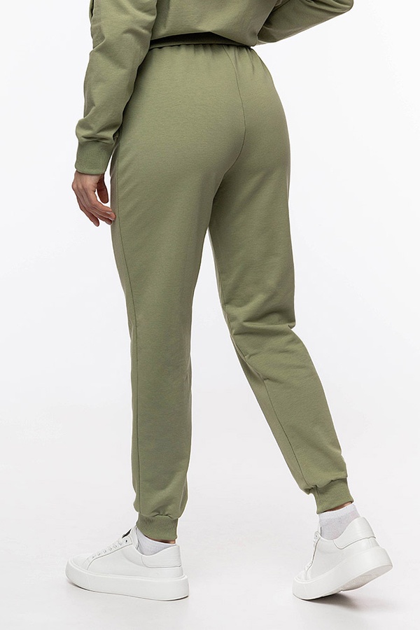 Жіночі спортивні штани 50 колір оливковий ЦБ-00210770 SKT000890668 фото