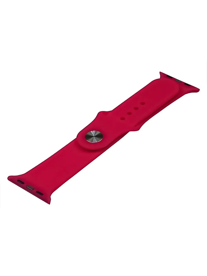 Силиконовый ремешок для Apple Watch Sport Band 38/40/41 mm цвет красный ЦБ-00220495 SKT000909915 фото