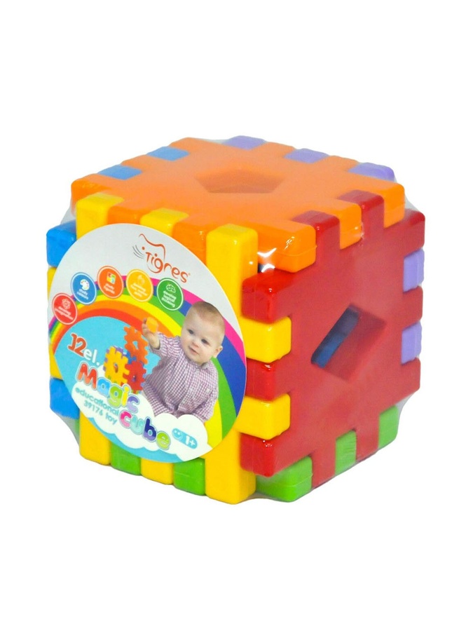 Іграшка розвиваюча "Чарівний куб" колір різнокольоровий 00-00056573 SKT000078249 фото
