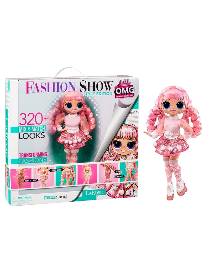 Игровой набор с куклой L.O.L. Surprise! серии O.M.G. Fashion Show" – Стильная Ла Роуз" цвет разноцветный ЦБ-00230140 SKT000933957 фото